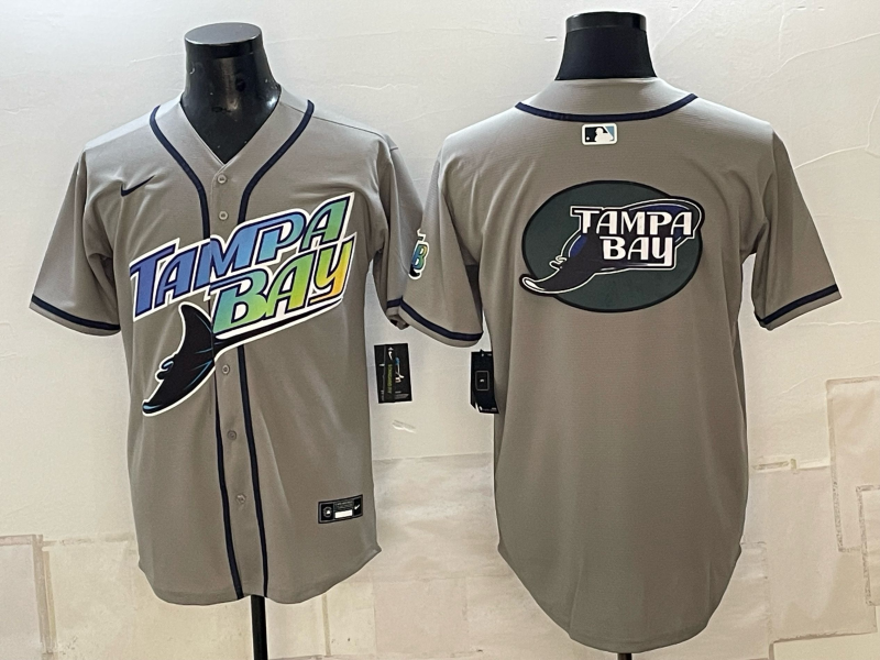 Men 2026 Tampa Bay Rays blank grey Game Nike MLB Jersey 101202